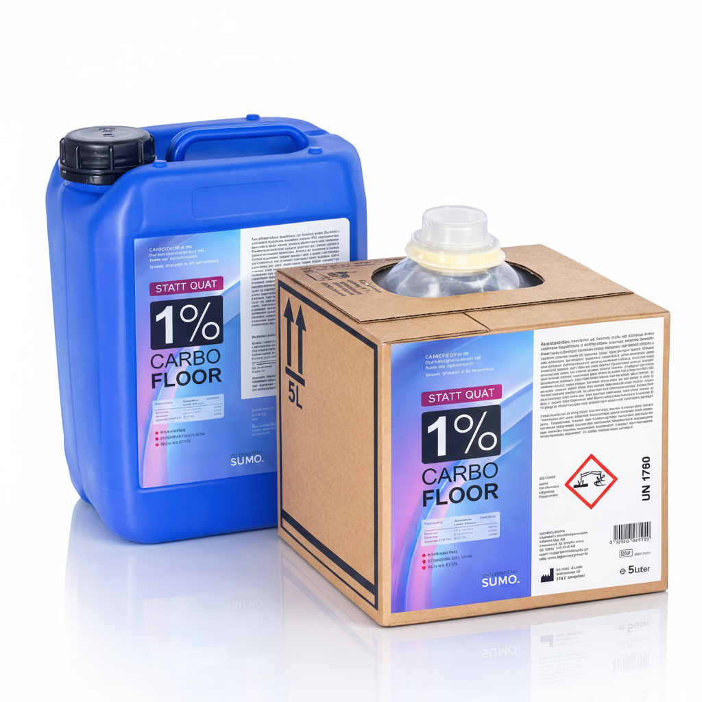 CARBOFLOOR Kanister und Bag-in-Box Verpackung